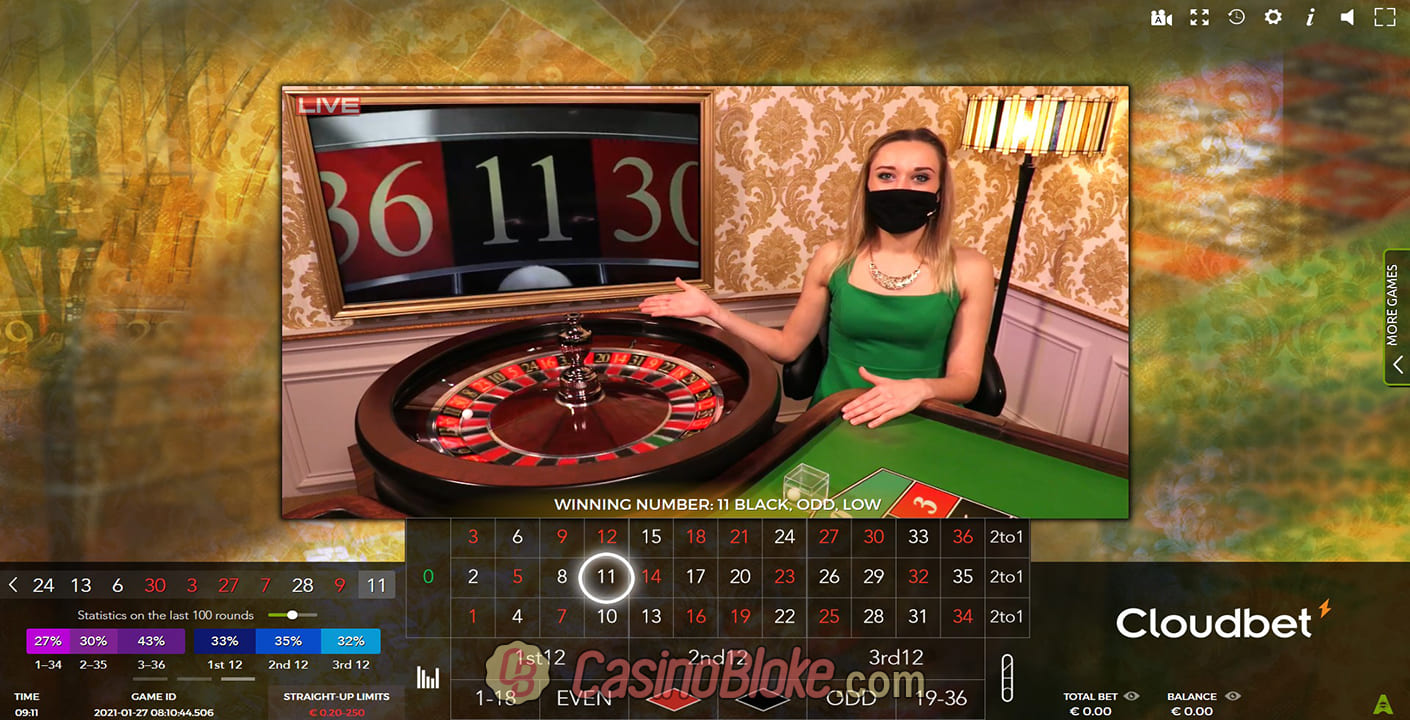 Svensk roulette Booming Games 75547