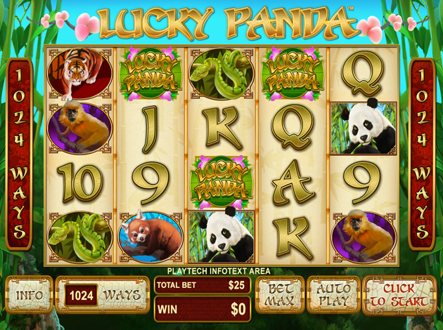 Video Lucky Panda slot 111834