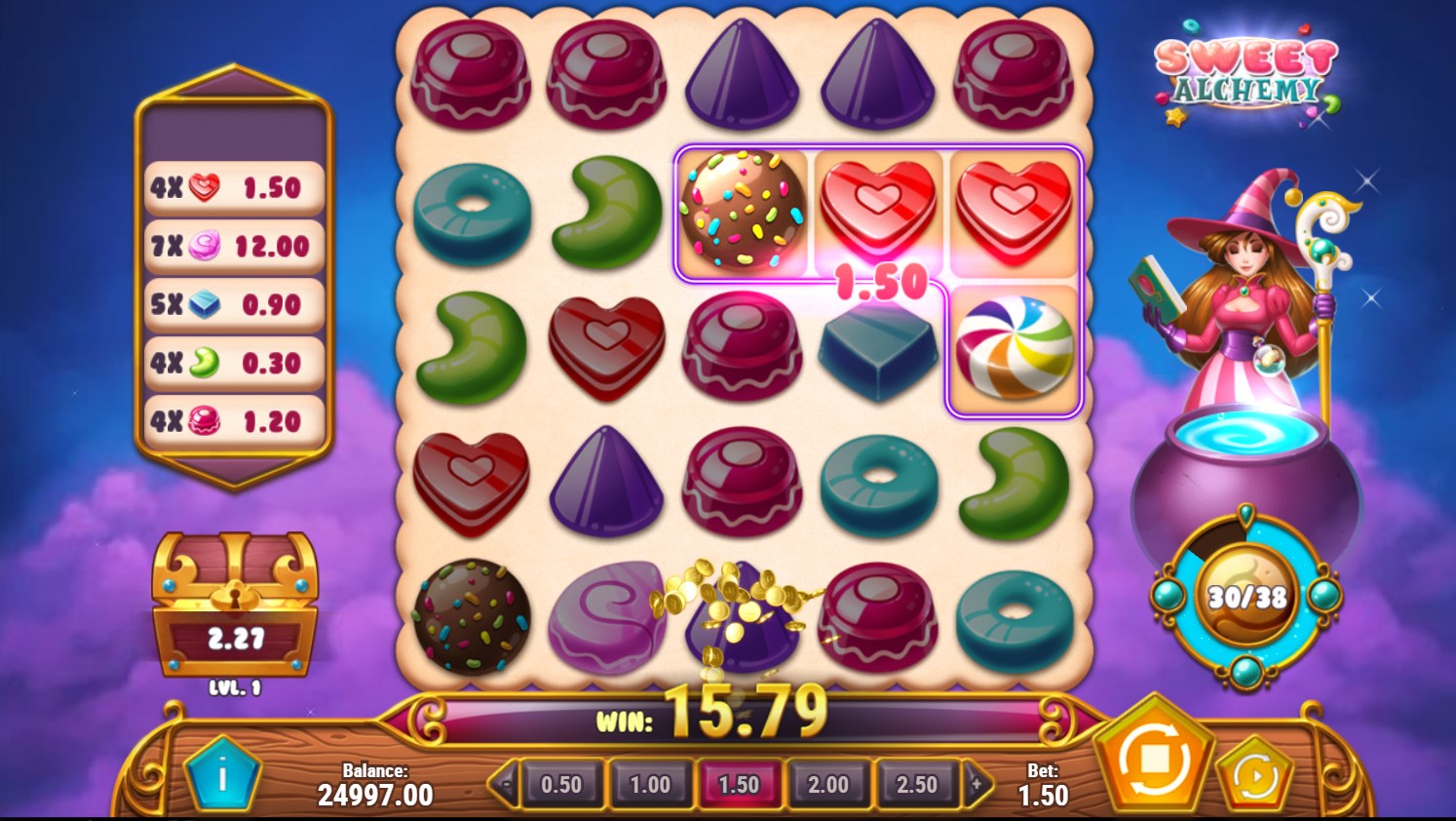 Party med freespins Sweet 151056