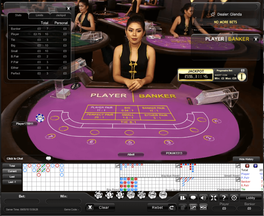 Betting online odds Baccarat 136622